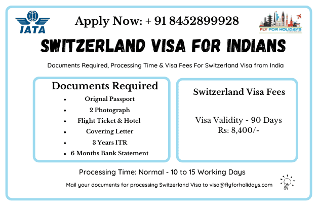 Switzerland Visa For Indians Fly-For-Holidays