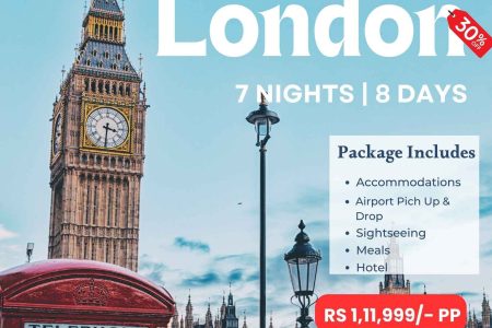 London Travel Packages 7 Nights & 8 Days Fly-For-Holidays