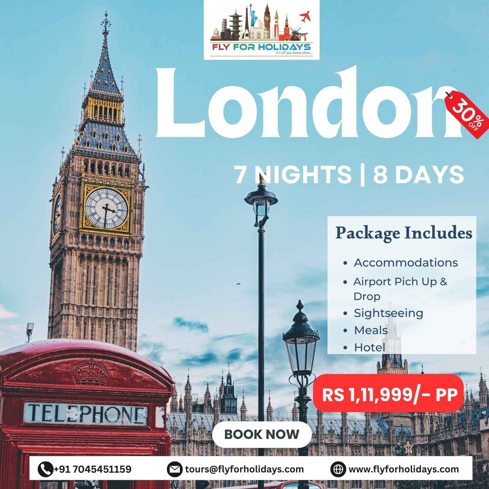 London Travel Package - Book Your London Travel Package Today