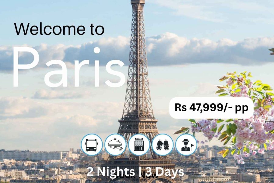 Paris Tour Package 2 Nights & 3 Days Fly-For-Holidays