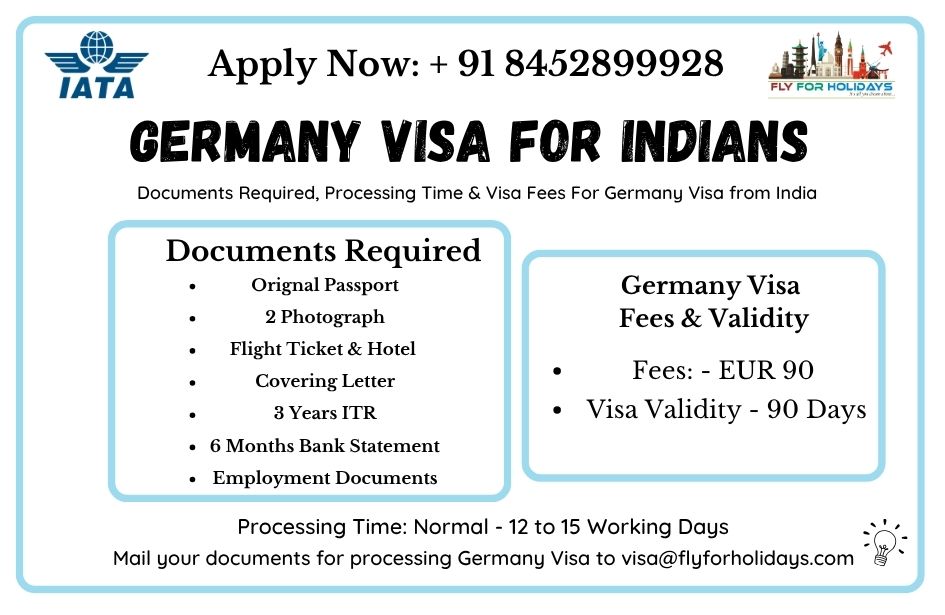 Germany Visa For Indians - Fly For Holidays