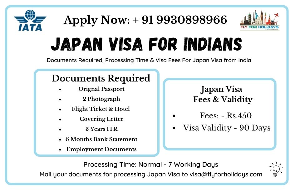 Japan Visa For Indians - Fly For Holidays