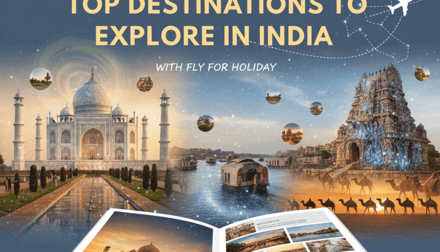 Top Destinations to Explore in India with Fly For Holiday