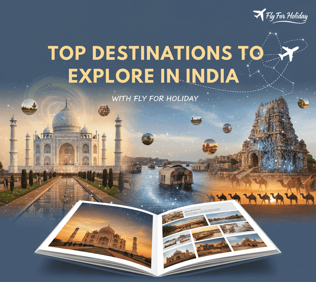 Top Destinations to Explore in India with Fly For Holiday
