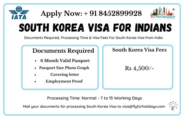 South Korea Visa For Indians Fly-For-Holidays