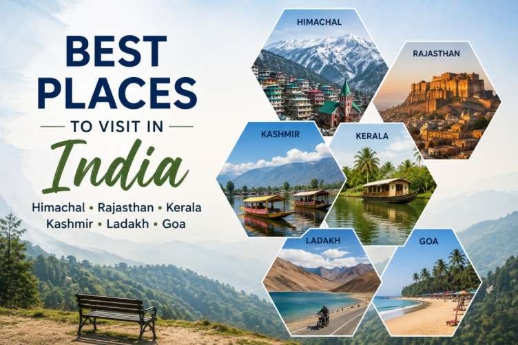 Best Places to Visit in India: Himachal, Rajasthan, Kerala, Kashmir, Ladakh & Goa Fly-For-Holidays